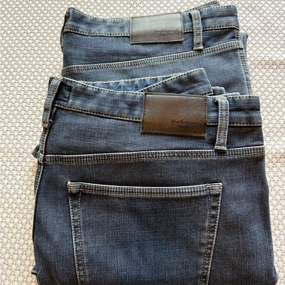 Men's Blue Jeans fleece lined